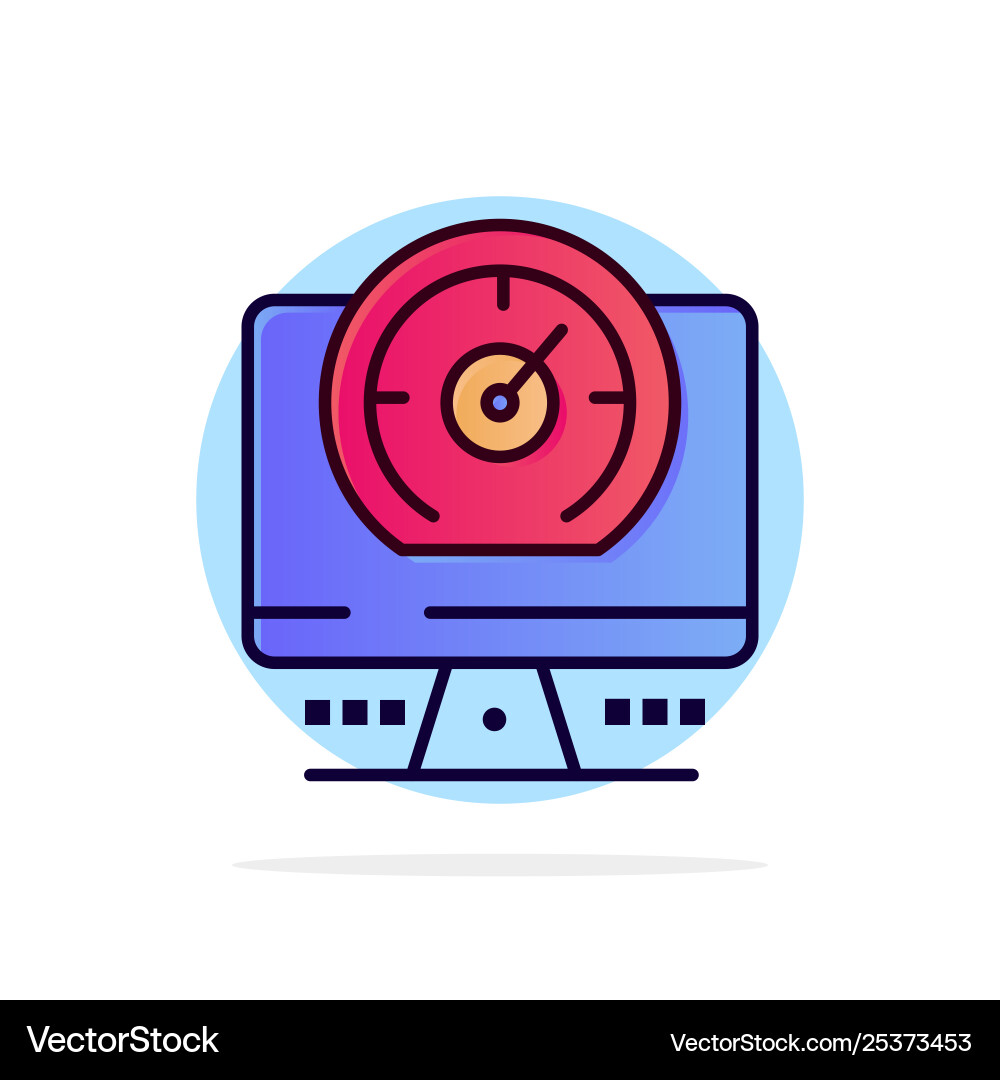 Compass computer timer location abstract circle Compass computer timer location abstract circle vector image