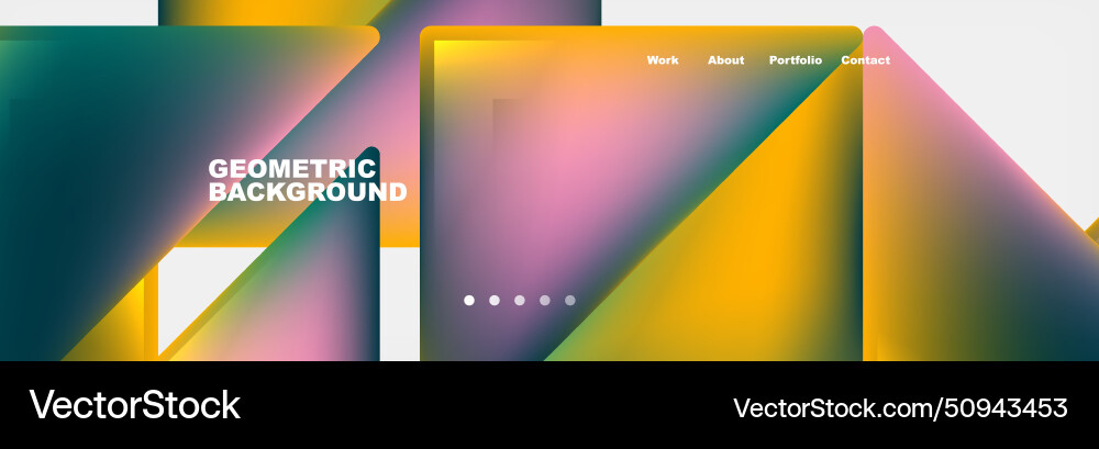 Gradient triangles composition with bright fluid Gradient triangles composition with bright fluid Vector Image