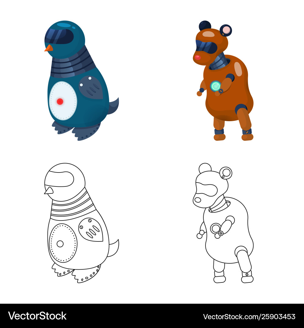 Isolated object toy and science icon Vector Image