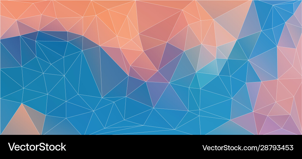 Old style background with triangle circle shapes vector image