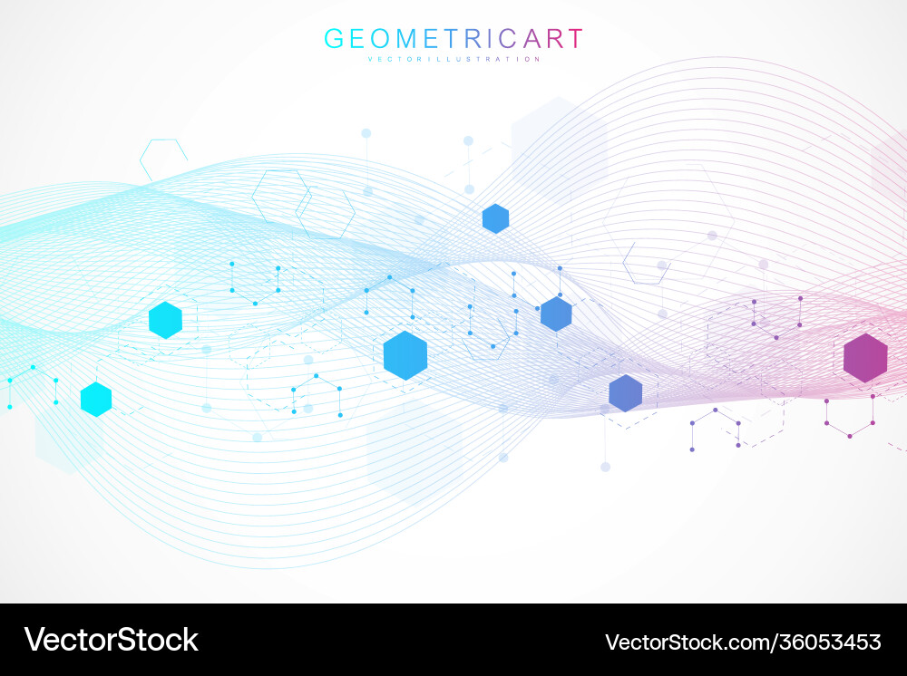 Science network pattern connecting lines and dots Science network pattern connecting lines and dots vector image