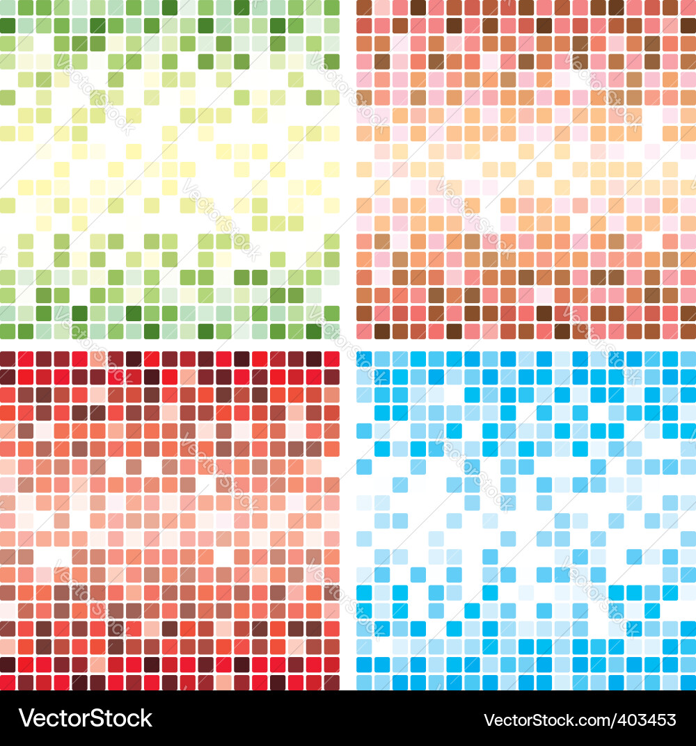 Subtle Gradient Tile Pattern vector image