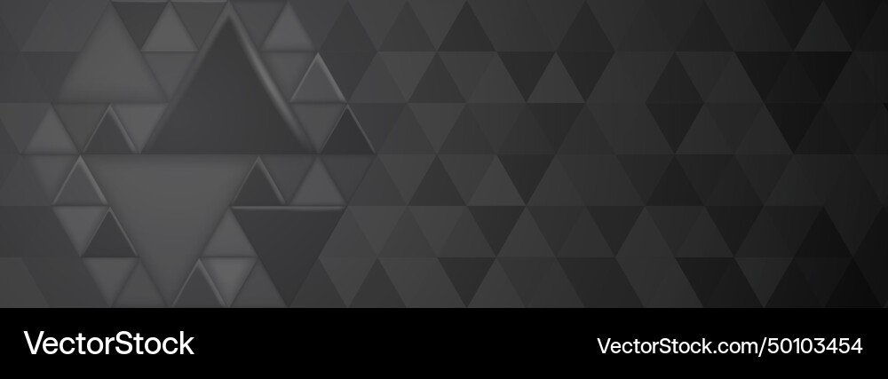 Abstract background with triangular shapes vector image