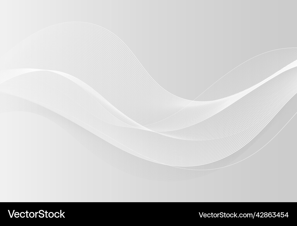 Abstract elegant grey background with wave lines Abstract elegant grey background with wave lines vector image