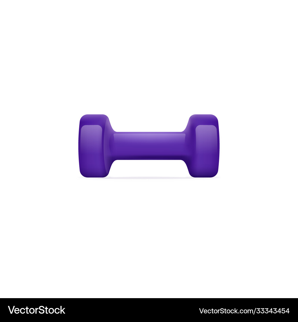Fitness und Bodybuilding Hantel Ikone realistisch Fitness und Bodybuilding Hantel Ikone realistisch vektorbild