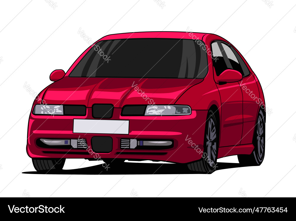 Front view car vehicle design Front view car vehicle design Vector Image