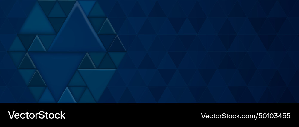 Abstract background with triangular shapes vector image