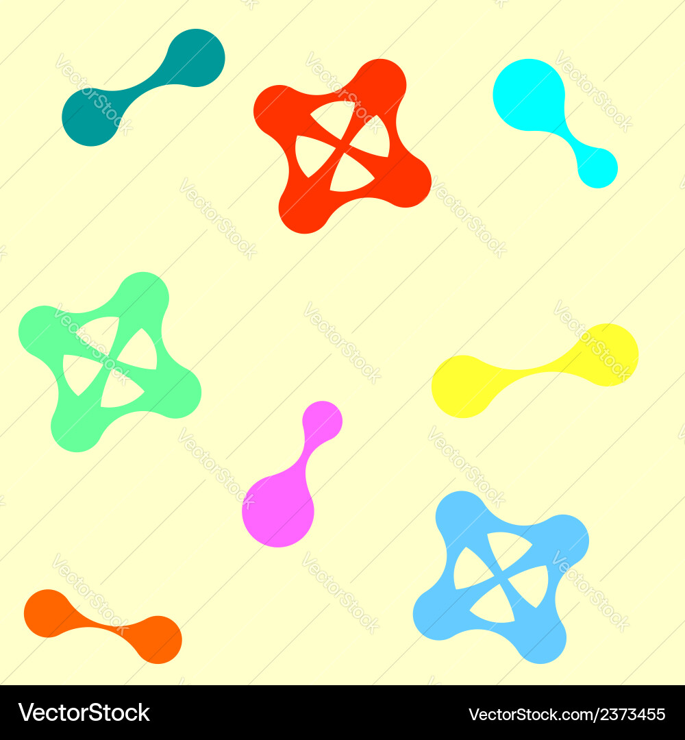 Abstract metaball background Vector Image