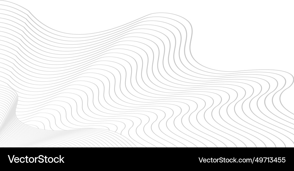 An abstract wave element of the sound track Vector Image