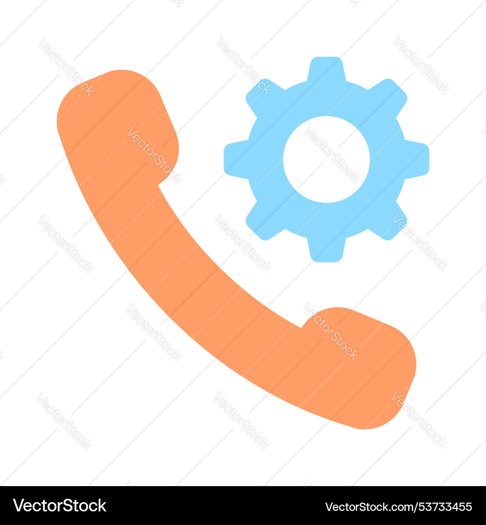 Call setting Vector Image