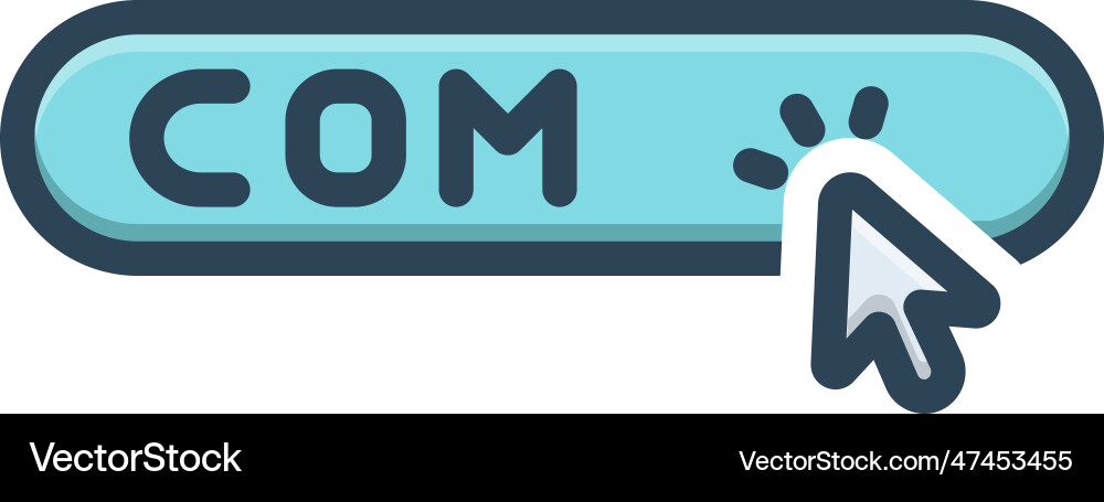 Com Vector Image
