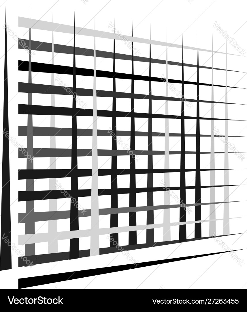 Grid mesh element cellular reticular grate Vector Image