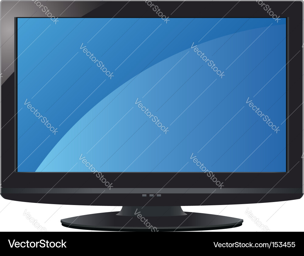 Lcd monitor Vector Image