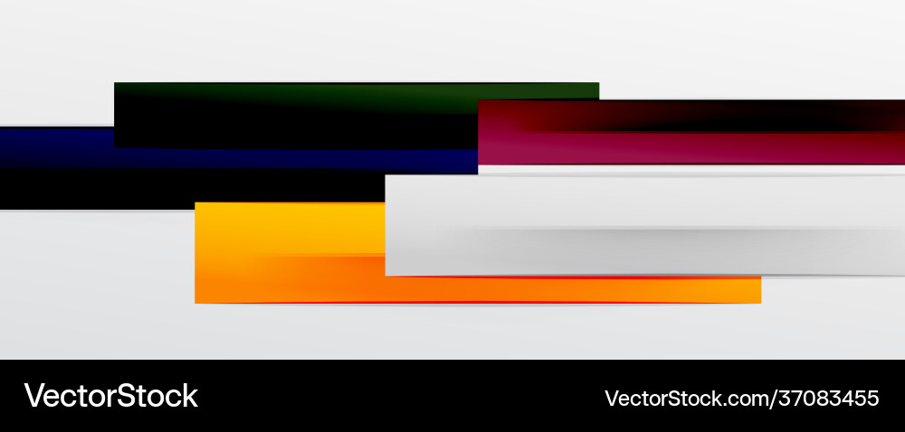 Multicolored lines background design template Vector Image
