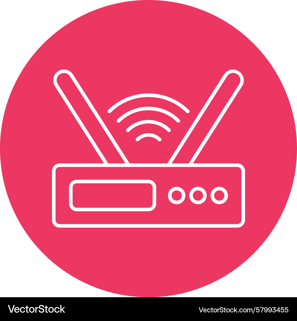 Network Connection Circles Vector Image