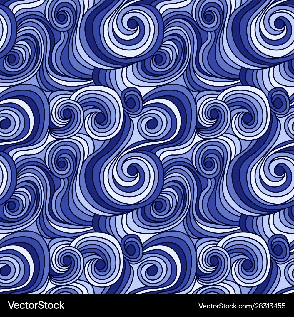 Seamless pattern as abstract clouds Seamless pattern as abstract clouds vector image