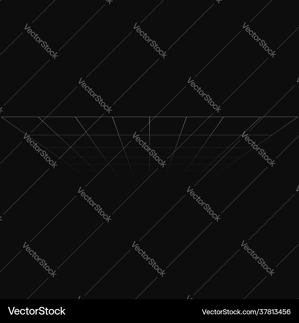 Abstract 3d grid mesh in perspective checkered Abstract 3d grid mesh in perspective checkered vector image