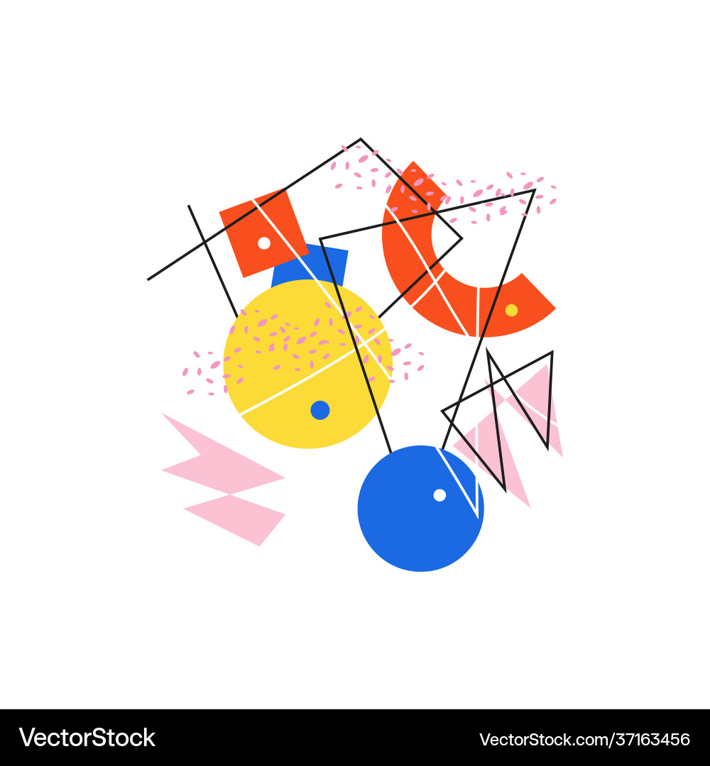 Abstract geometric pattern done with lines Abstract geometric pattern done with lines vector image