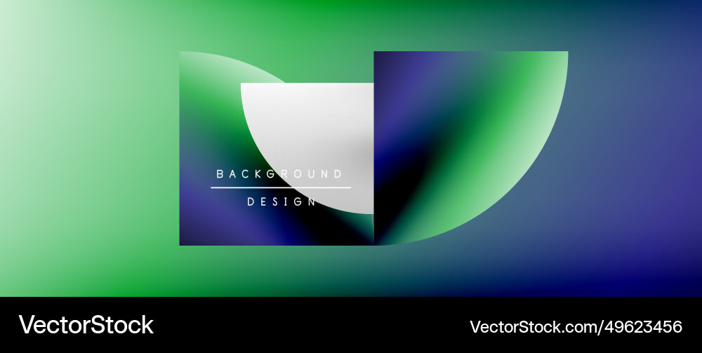 Bright color circle and round element minimal Vector Image