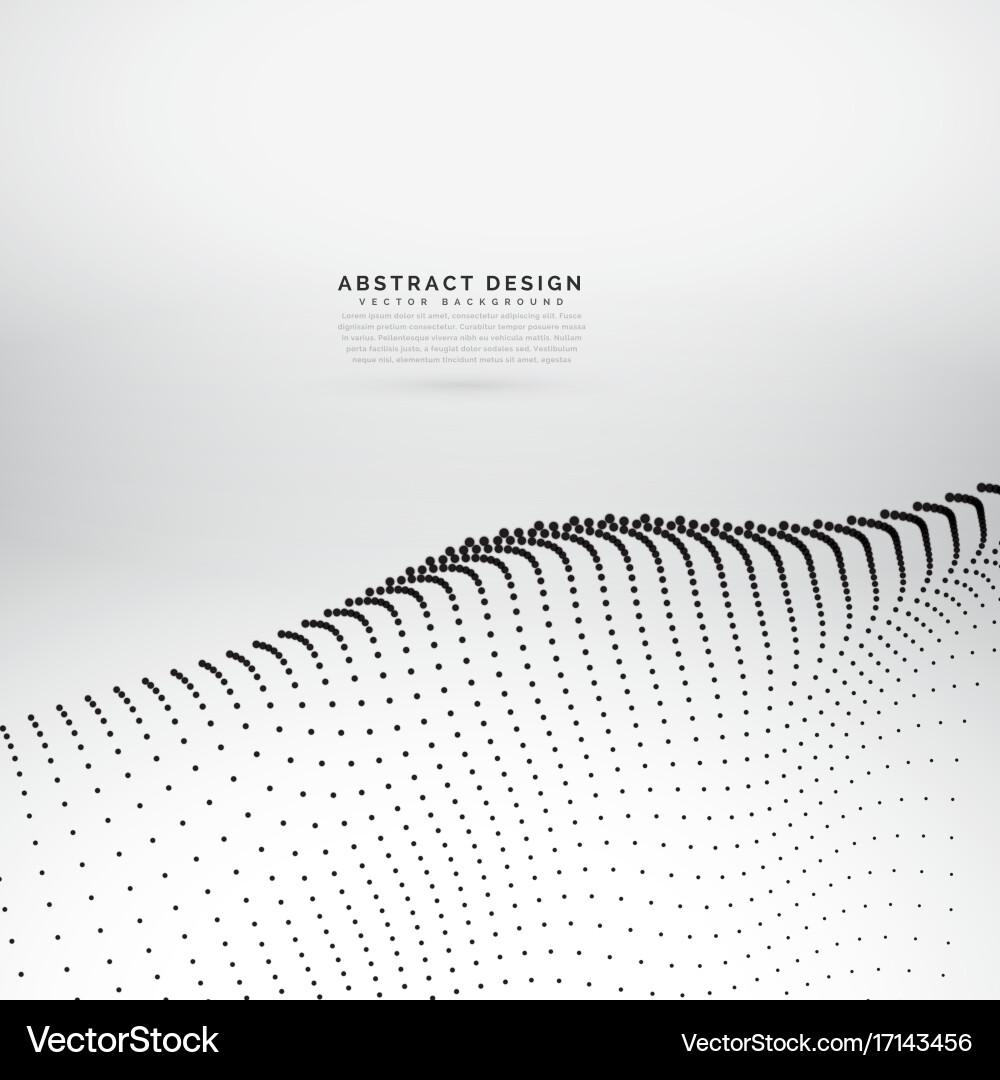 Dynamic Particle Flow Background Vector Image