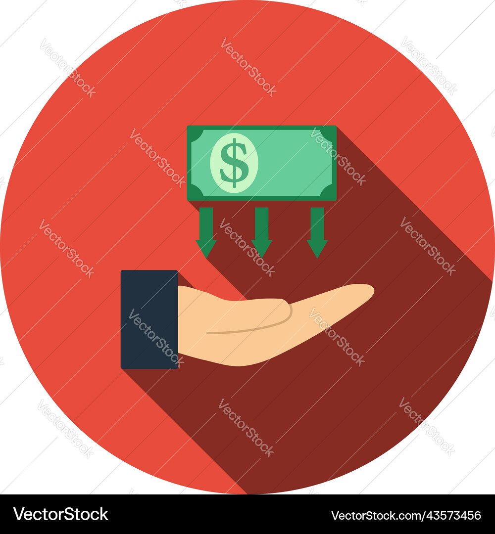 Return investment icon Royalty Free Vector Image