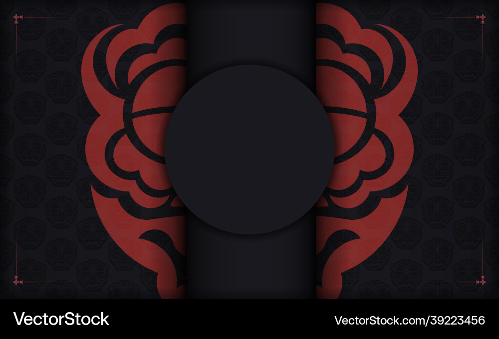 Template for print design background Vector Image