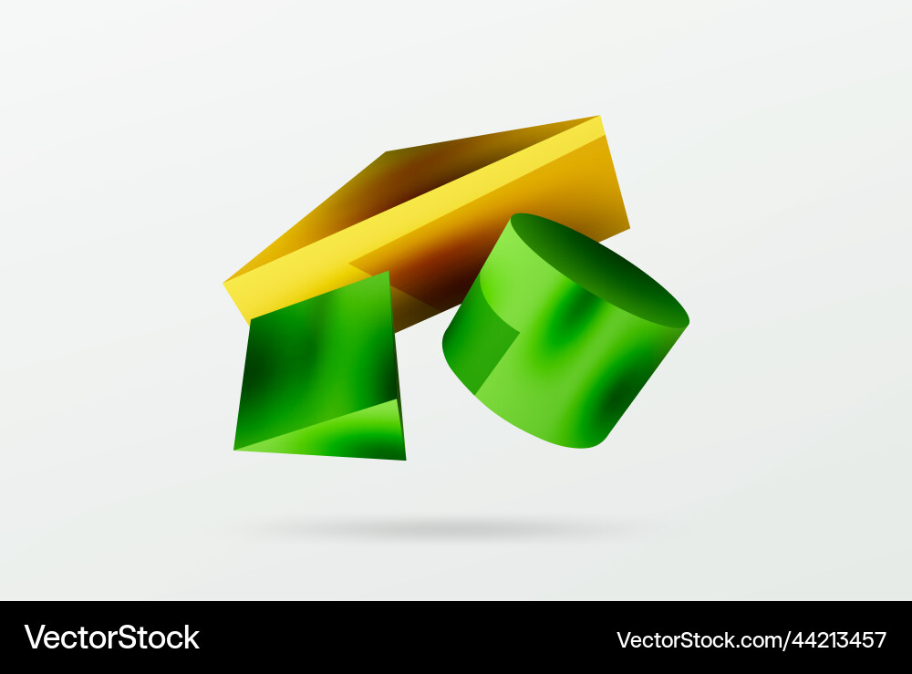 3d abstract background shapes triangle 3d abstract background shapes triangle vector image