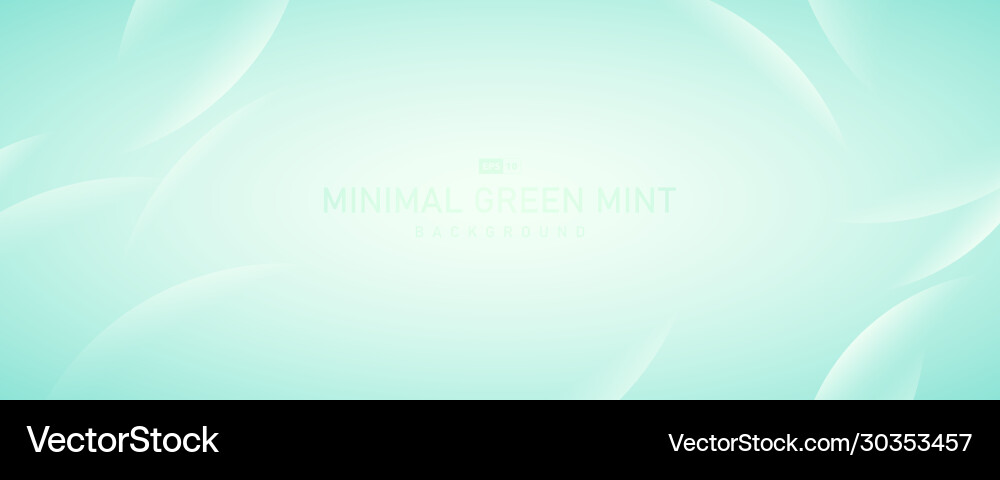 Abstract Mint Circle Pattern vector image