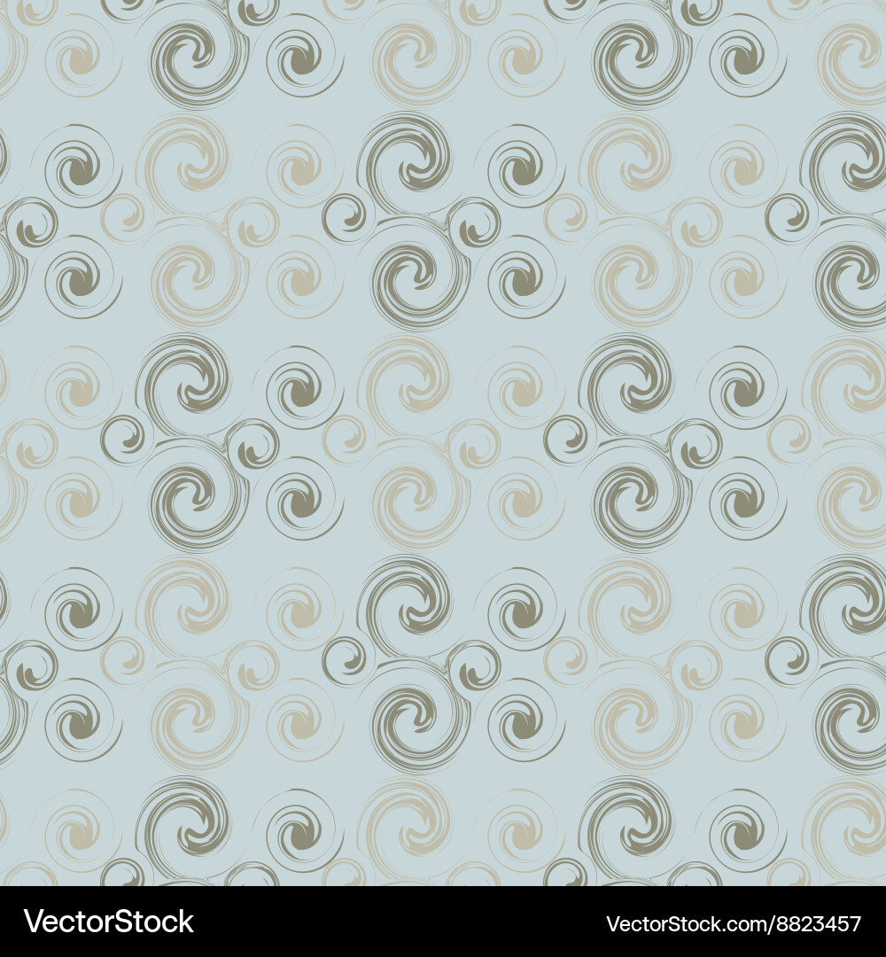 Abstract pattern of curls Vector Image