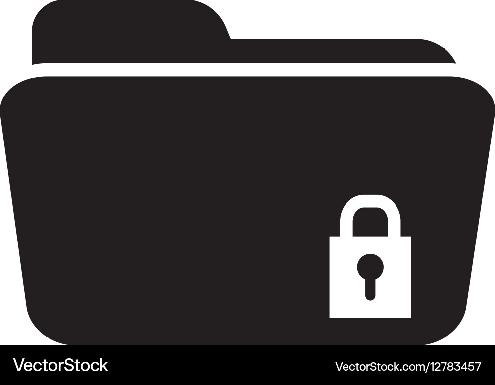 Cloud computing security system Vector Image