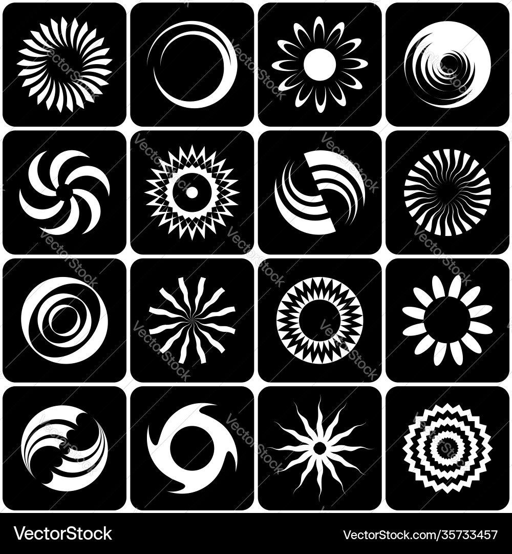 Design elements set Design elements set vector image