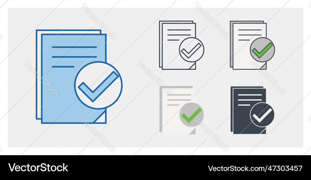 Document icon symbol template for graphic and web Document icon symbol template for graphic and web vector image