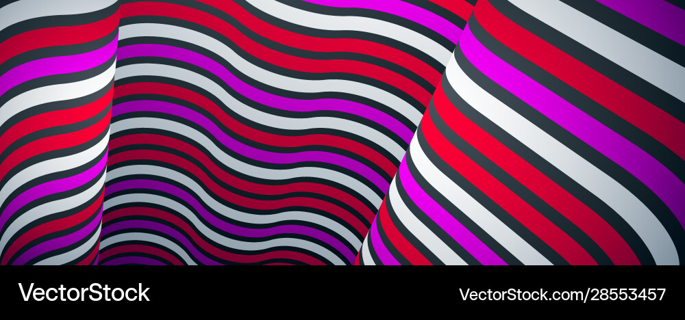 Minimal design abstract lines in 3d Minimal design abstract lines in 3d vector image
