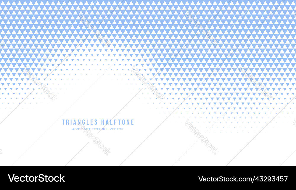 Triangle halftone geometric pattern waveform Triangle halftone geometric pattern waveform vector image