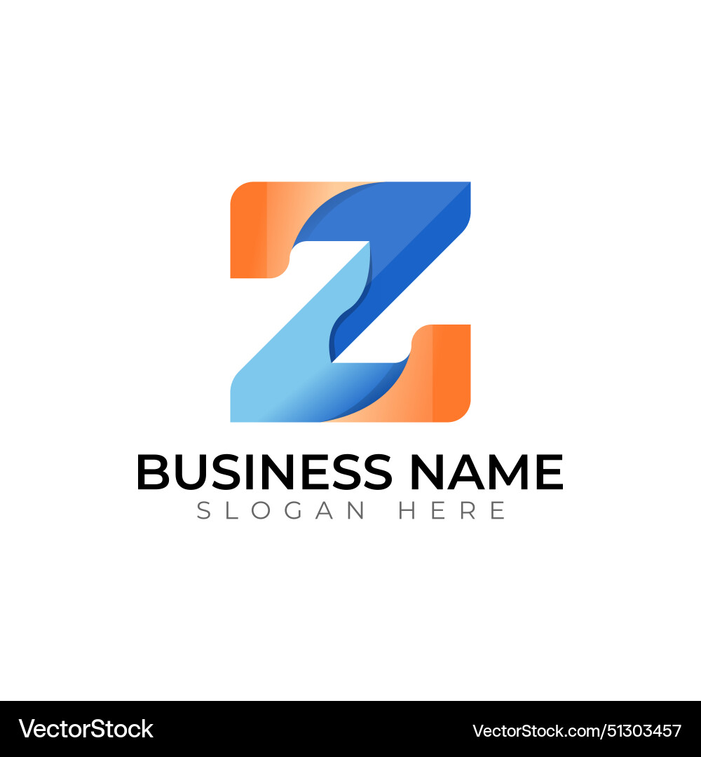 Z letter logo Royalty Free Vector Image - VectorStock
