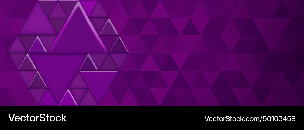 Abstract background with triangular shapes Vector Image
