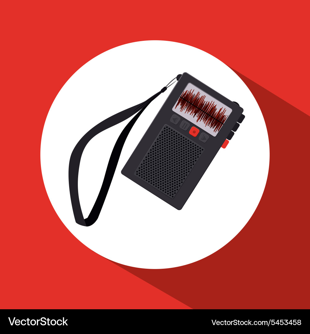 Broadcasting design Vector Image