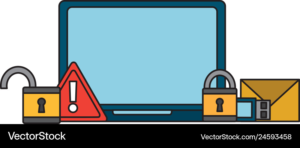 Cyber security data Cyber security data Vector Image
