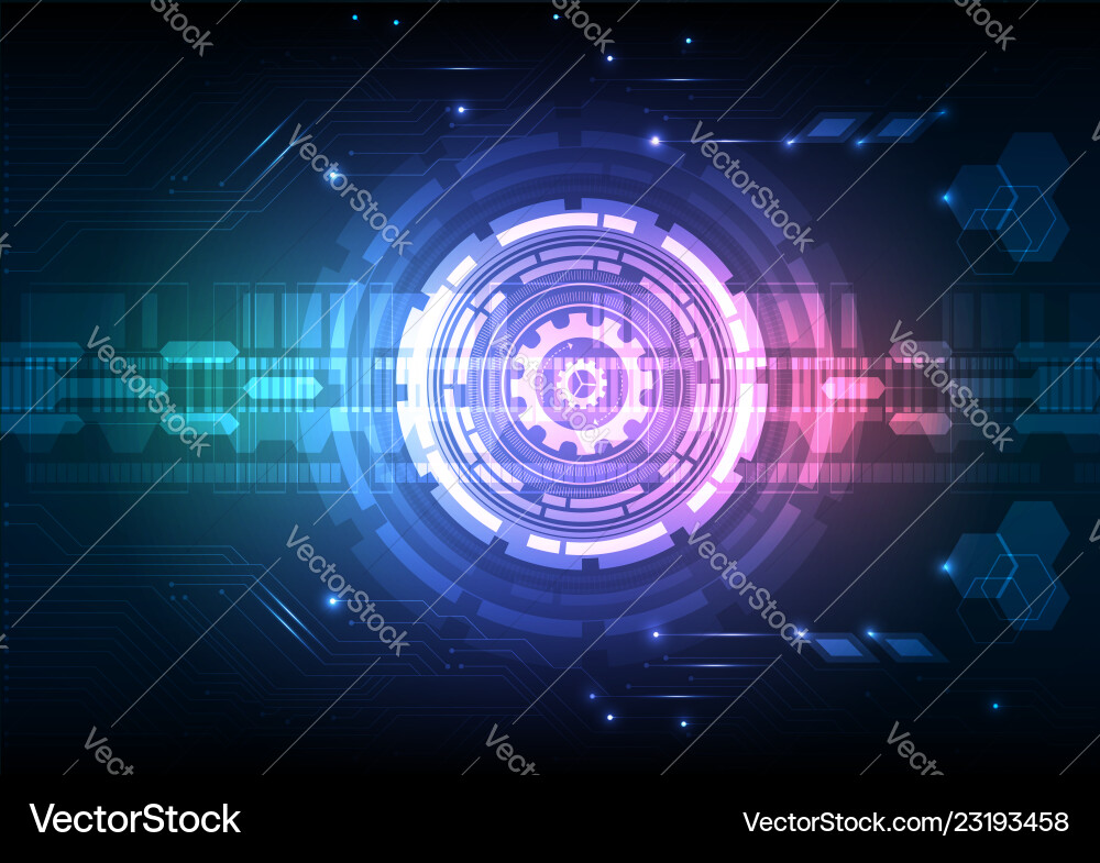 Digital technology circuit abstract background Digital technology circuit abstract background vector image