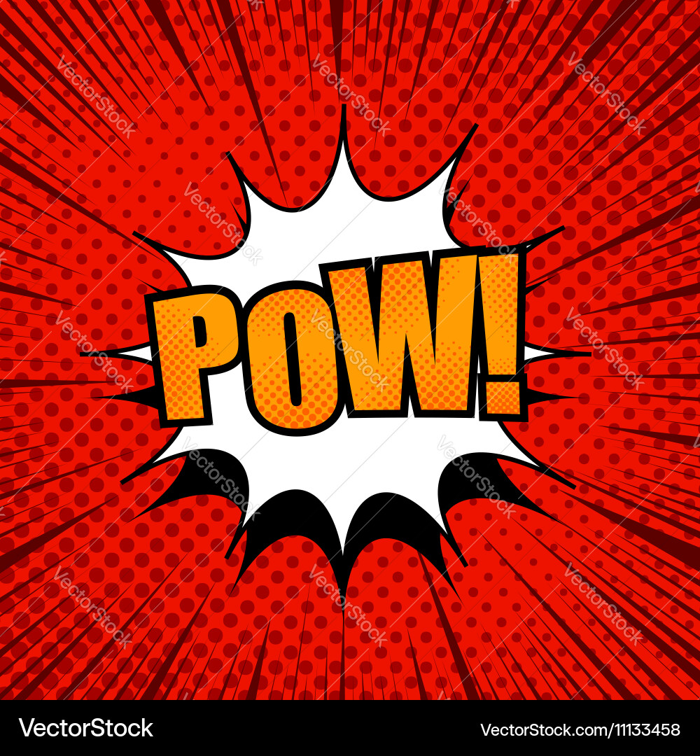 Explosion Comic Pop Art Royalty Free Vector Image