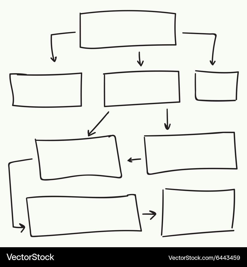 Abstract Flowchart Elements vector image