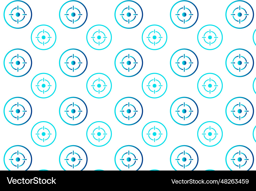 Abstract focus on aim pattern background Vector Image