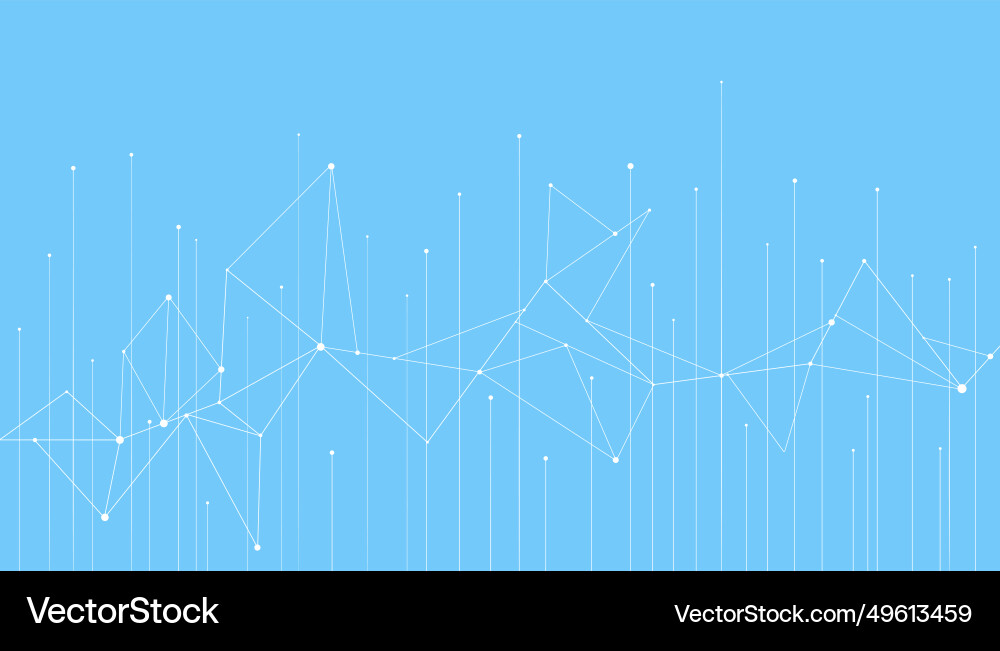 Big data background Vector Image