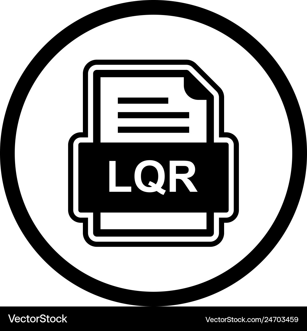 Qr file document icon vector image