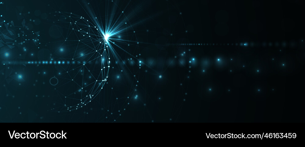 Quantum processing deep learning artificial Quantum processing deep learning artificial vector image