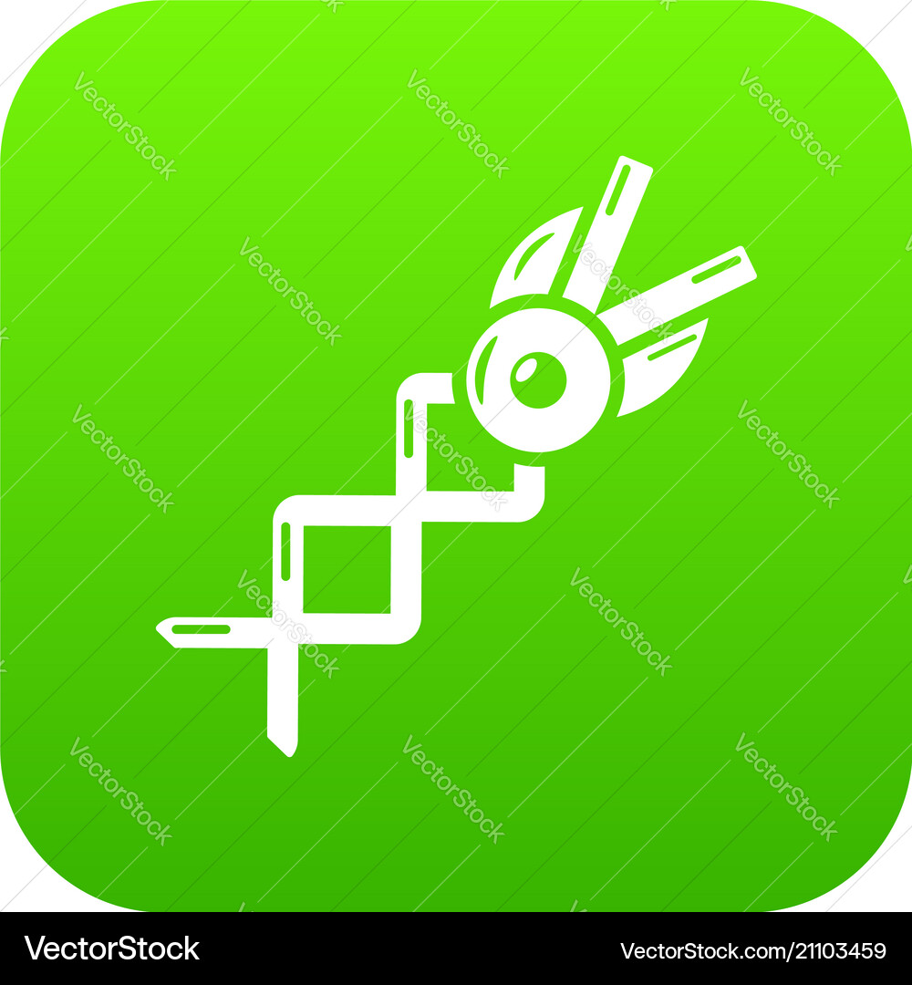 Spring shear icon simple style vector image