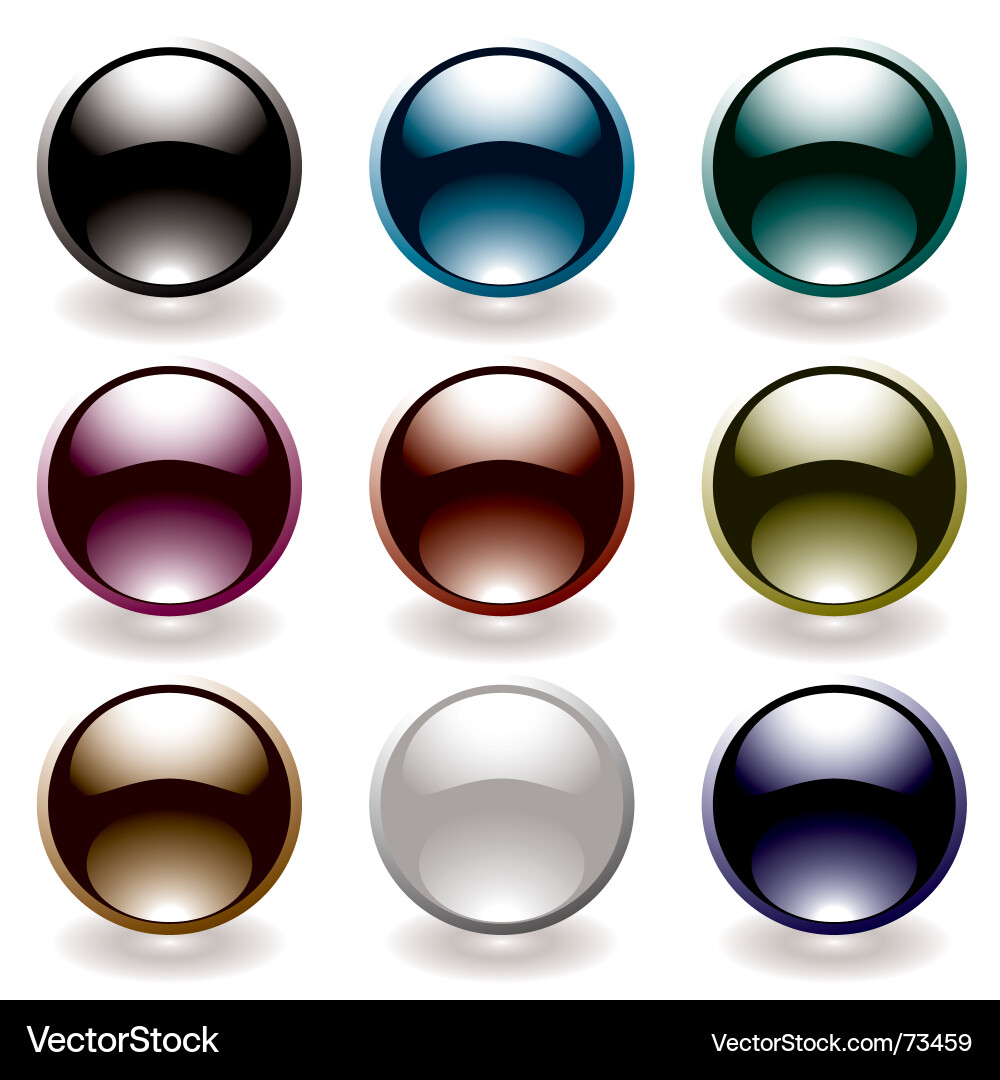Web buttons Vector Image