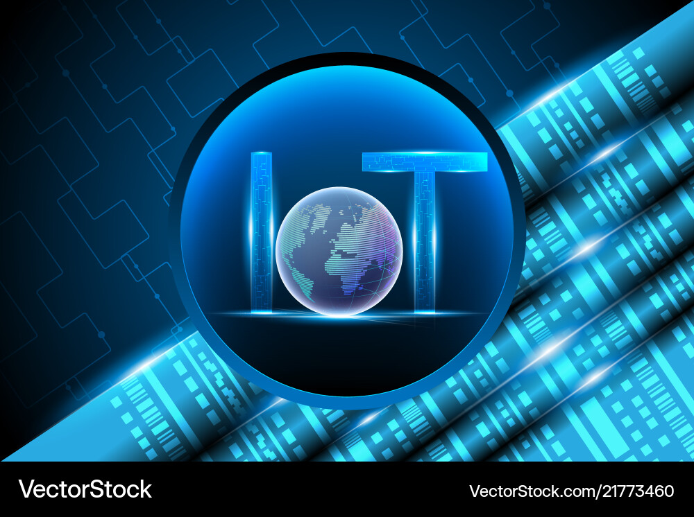 Internet of Things (IoT) Network vector image