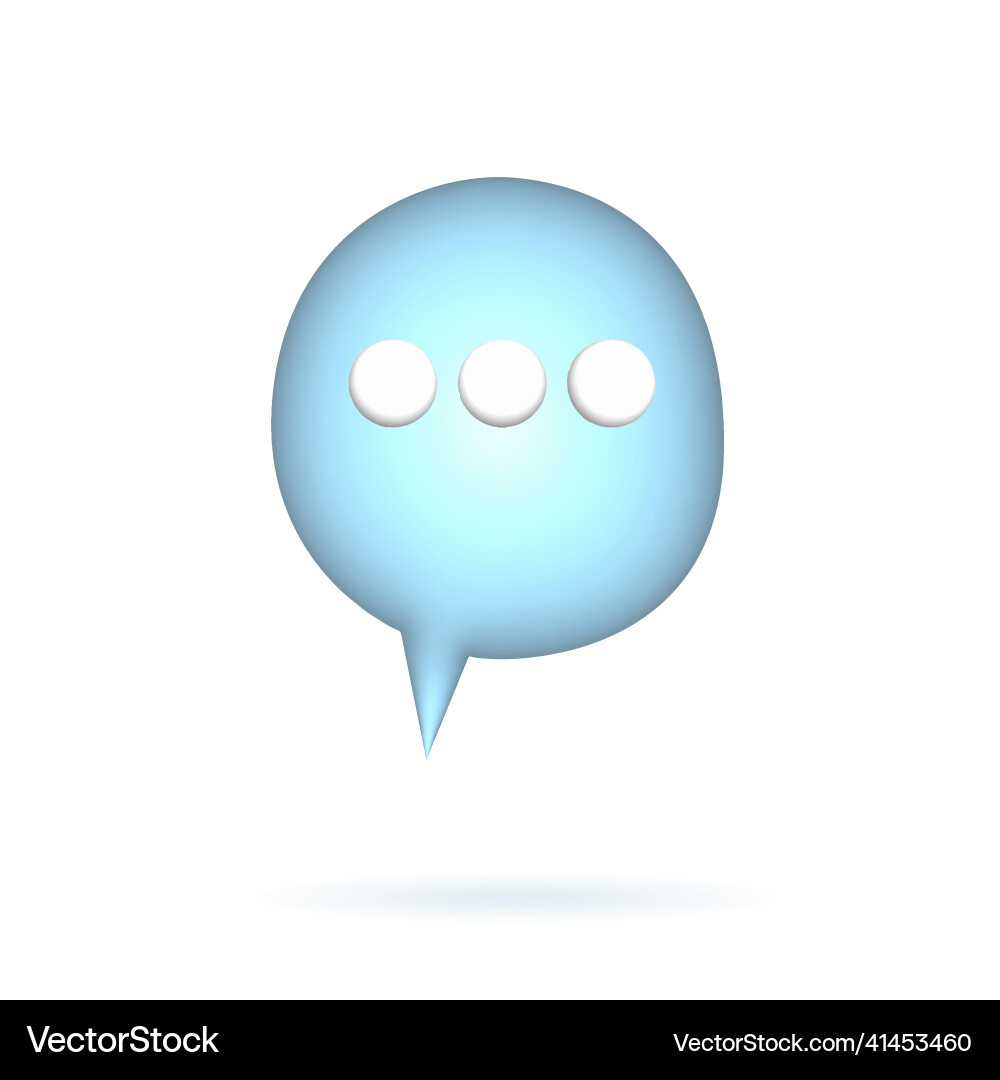 Speech dialogue bubble communication Vector Image