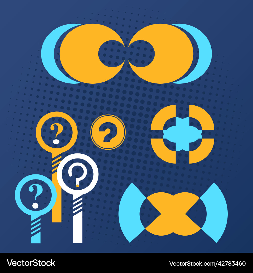Symbols and objects for your designs Vector Image
